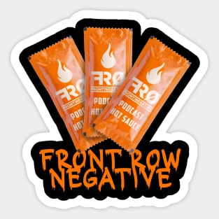 Front Row Hot Sauce Sticker